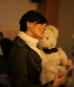 I won the bear...